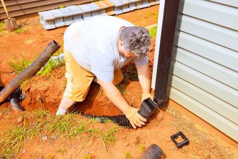 Exterior Drain Installation